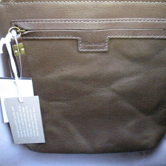 NWT Madewell The Suede Insert Limited Edition Transport Leather Tote Bag - Picture 12 of 14